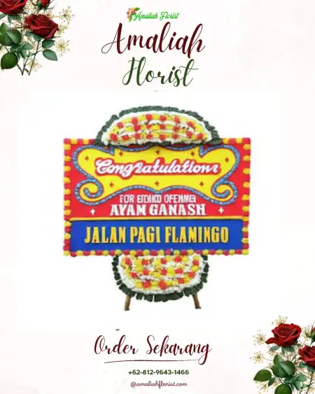 Sewa Papan Bunga Lebak Pering